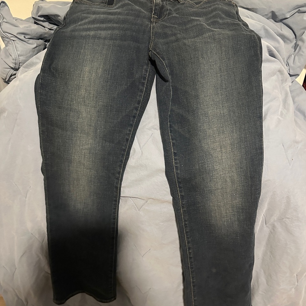 Lucky Brand Jeans, boot cut, only worn one time. Like new condition.